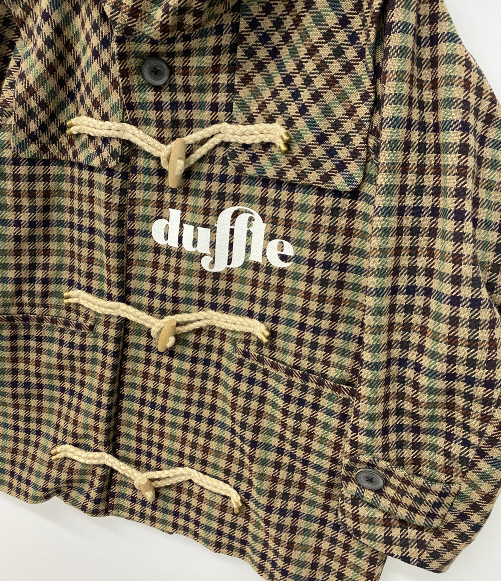 kolor ダッフルコート チェック 19WCM-CO4103 メンズ SIZE L カラー
