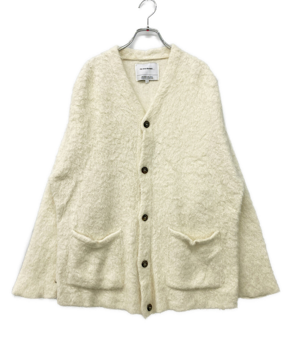 THE INOUE BROTHERS ザイノウエブラザーズ シャギーカーディガン オフホワイト レディース SIZE L
