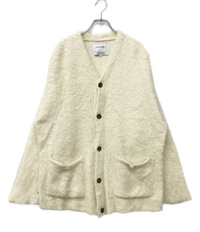 THE INOUE BROTHERS ザイノウエブラザーズ シャギーカーディガン オフホワイト レディース SIZE L