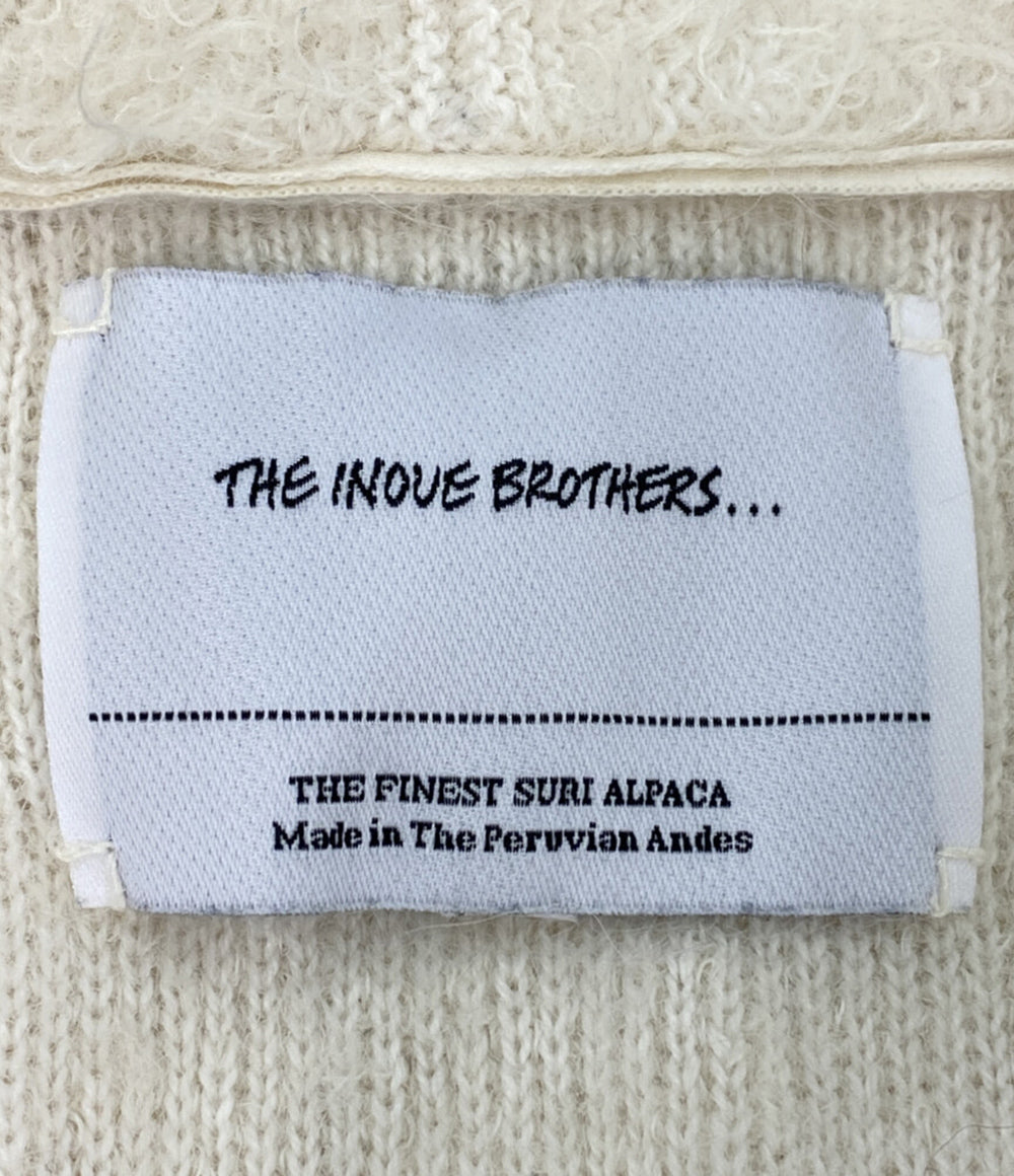 THE INOUE BROTHERS ザイノウエブラザーズ シャギーカーディガン オフホワイト レディース SIZE L