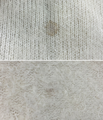 THE INOUE BROTHERS ザイノウエブラザーズ シャギーカーディガン オフホワイト レディース SIZE L