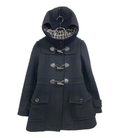 BURBERRY BLUE LABEL コート ブラック 裏地チェック E1B24-252-09 レディース SIZE 38 バーバリーブルーレーベル