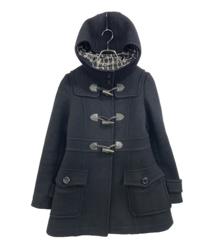 BURBERRY BLUE LABEL コート ブラック 裏地チェック E1B24-252-09 レディース SIZE 38 バーバリーブルーレーベル