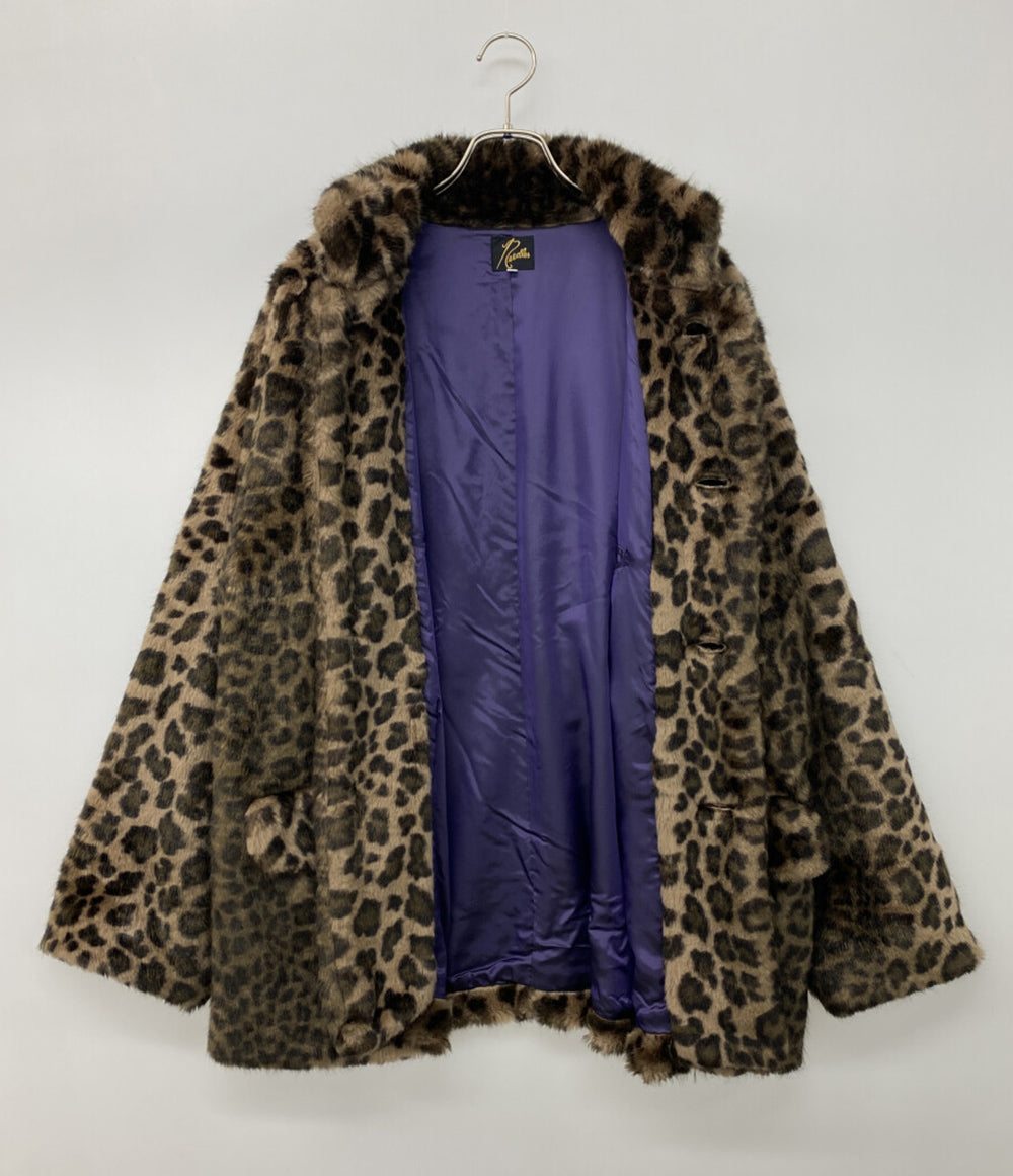 NEEDLES レオパード フェイクファージャケット メンズ SIZE S ニードルズ