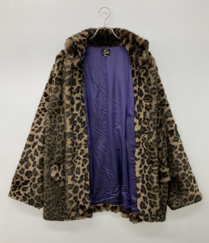 NEEDLES レオパード フェイクファージャケット メンズ SIZE S ニードルズ