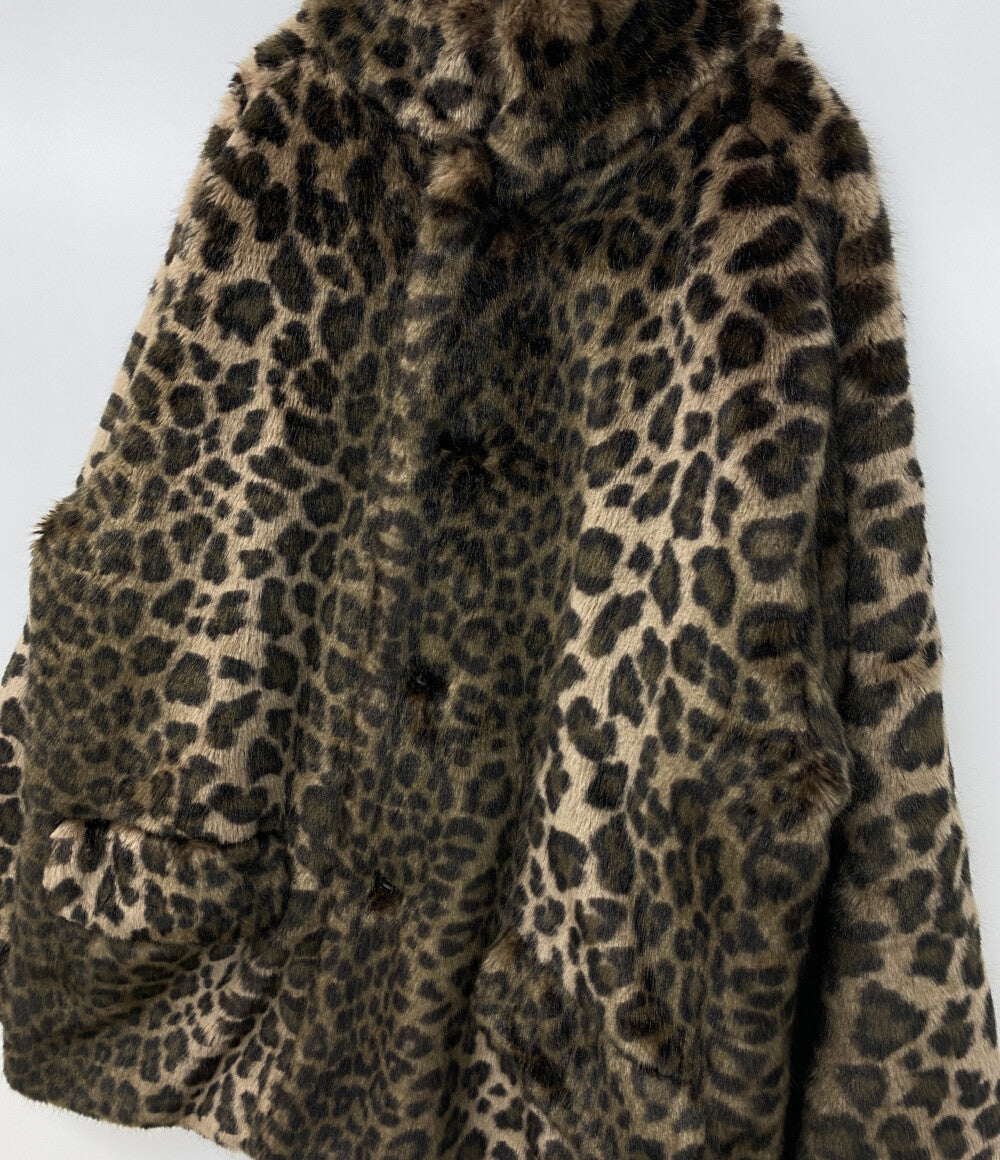 NEEDLES レオパード フェイクファージャケット メンズ SIZE S ニードルズ