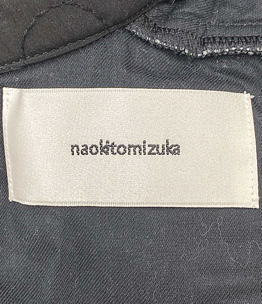 美品 naokitomizuka ナオキトミヅカ コート ブラック フラワー レディース SIZE -