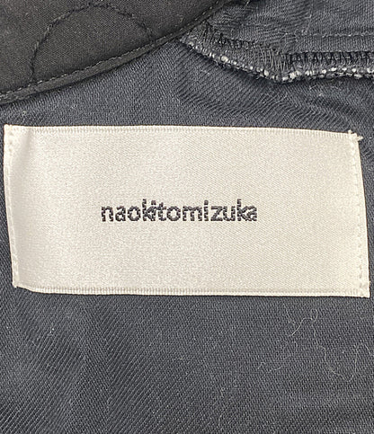 美品 naokitomizuka ナオキトミヅカ コート ブラック フラワー レディース SIZE -