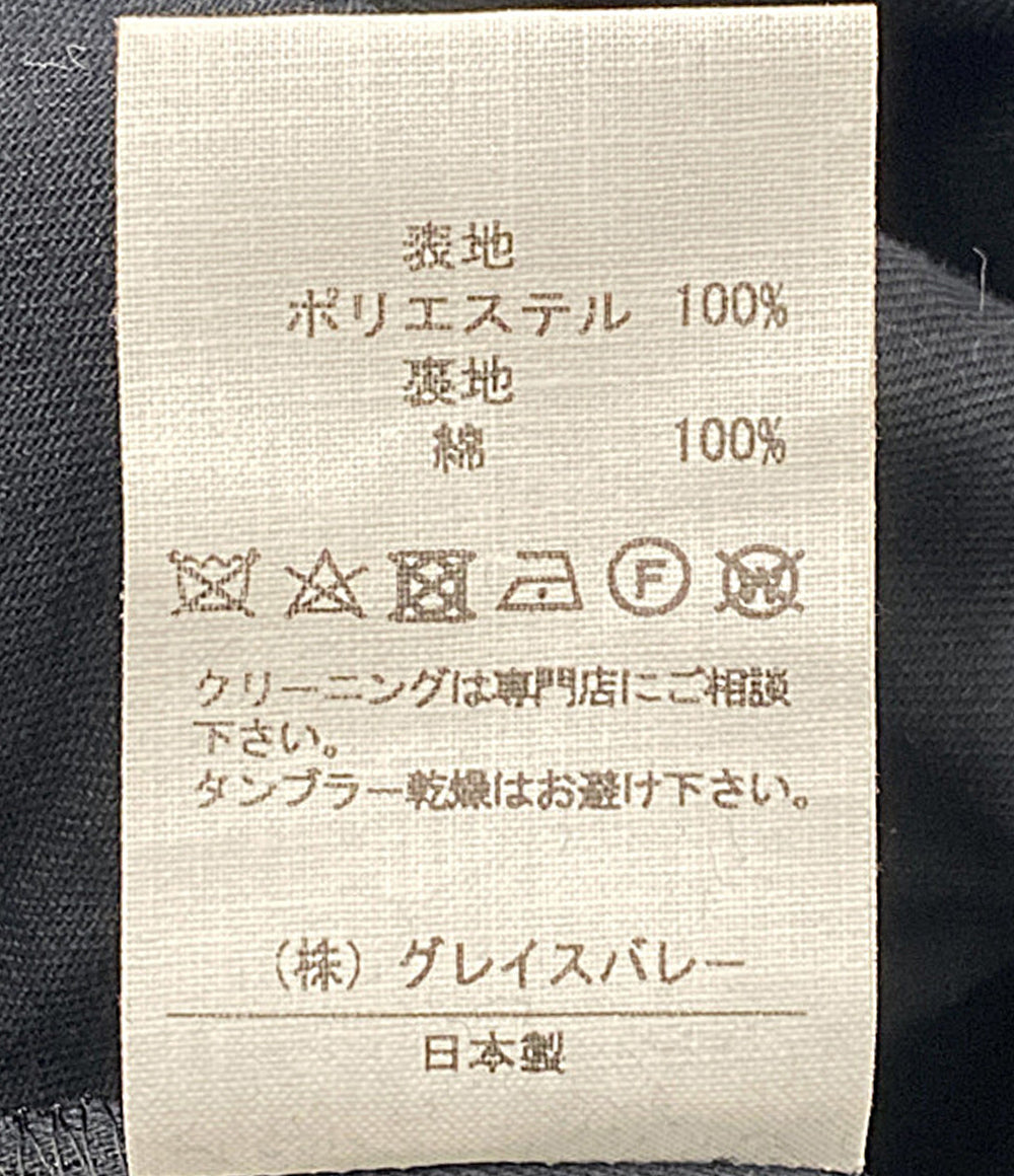 美品 naokitomizuka ナオキトミヅカ コート ブラック フラワー レディース SIZE -