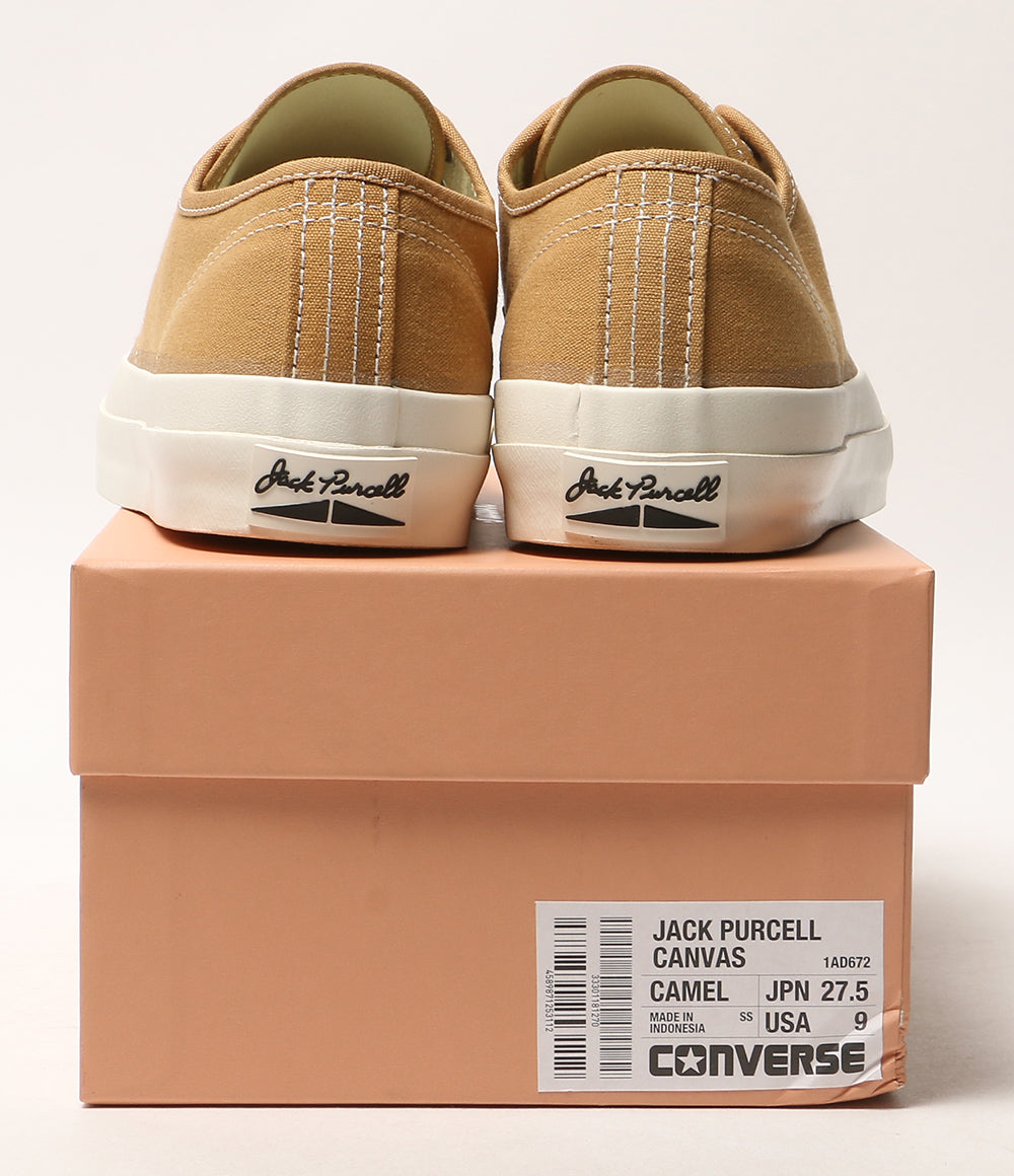 美品 CONVERSE ADDICT コンバースアディクト スニーカー JACK PURCELL CANVAS CAMEL メンズ SIZE 27.5cm