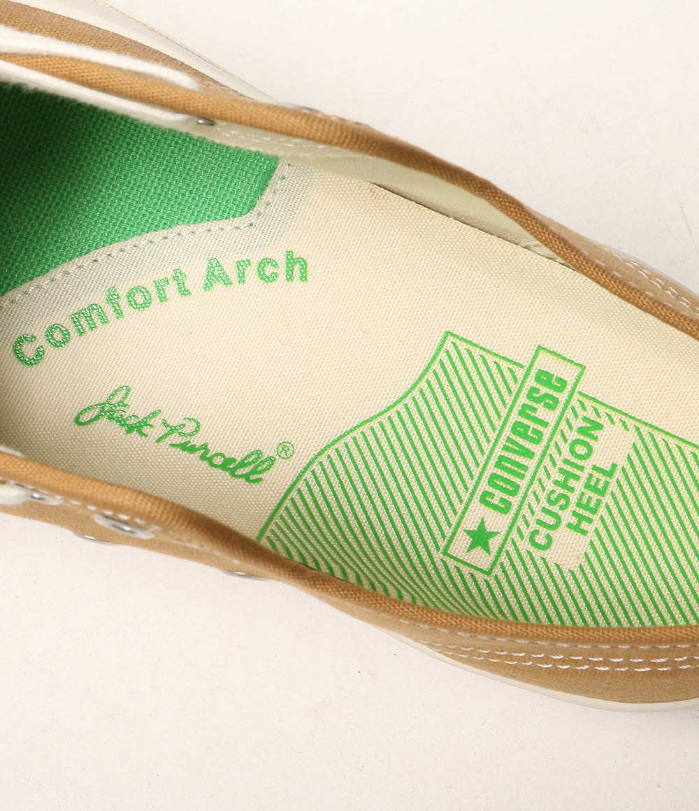 美品 CONVERSE ADDICT コンバースアディクト スニーカー JACK PURCELL CANVAS CAMEL メンズ SIZE 27.5cm