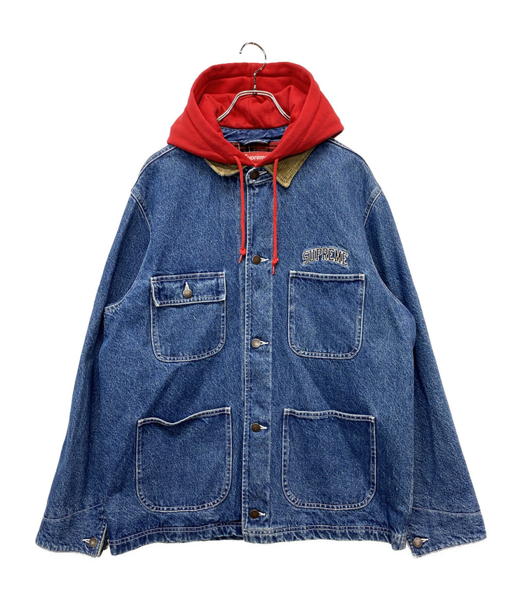 Supreme カバーオール インディゴ デニム メンズ SIZE L シュプリーム