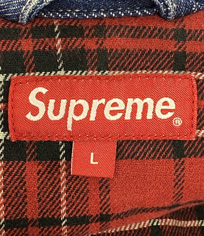 Supreme カバーオール インディゴ デニム メンズ SIZE L シュプリーム