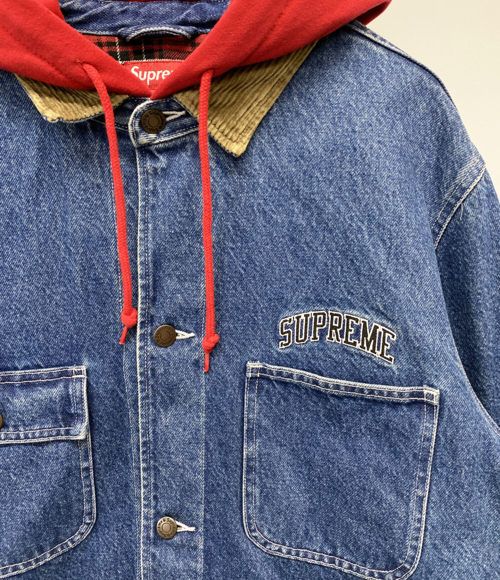 Supreme カバーオール インディゴ デニム メンズ SIZE L シュプリーム