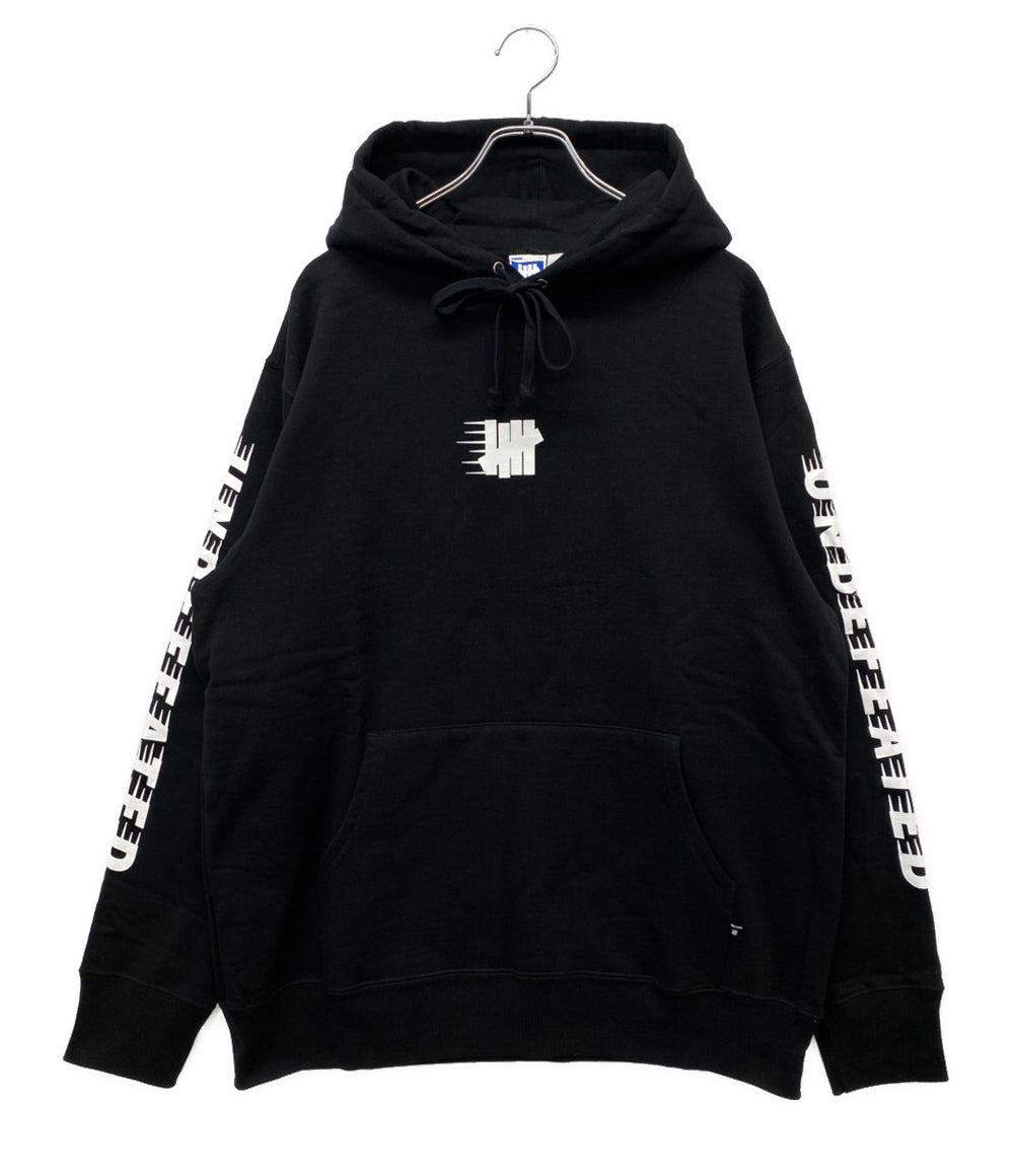 美品 UNDEFEATED パーカー HOODY 203077009007 BLK メンズ SIZE L アンディフィーテッド
