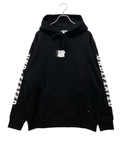 美品 UNDEFEATED パーカー HOODY 203077009007 BLK メンズ SIZE L アンディフィーテッド