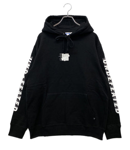 美品 UNDEFEATED パーカー HOODY 203077009007 BLK メンズ SIZE L アンディフィーテッド