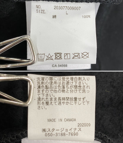 美品 UNDEFEATED パーカー HOODY 203077009007 BLK メンズ SIZE L アンディフィーテッド