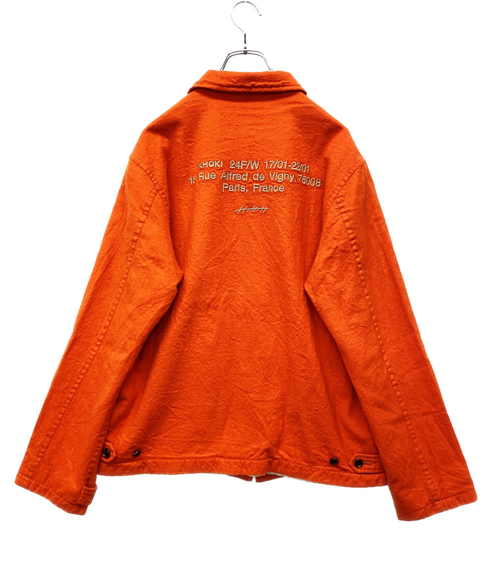 KHOKI コッキ ジャケット Washed wool zip up jacket 24FW メンズ SIZE 1