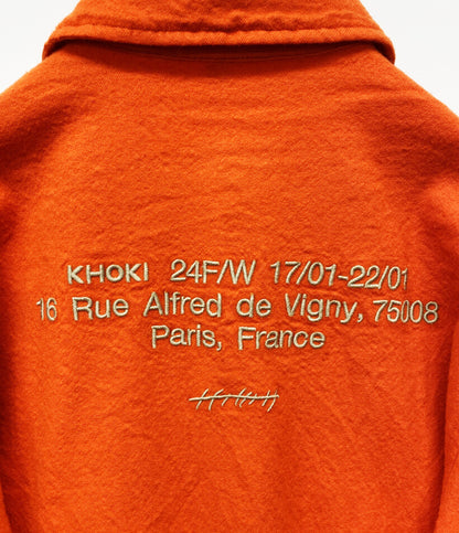 KHOKI コッキ ジャケット Washed wool zip up jacket 24FW メンズ SIZE 1