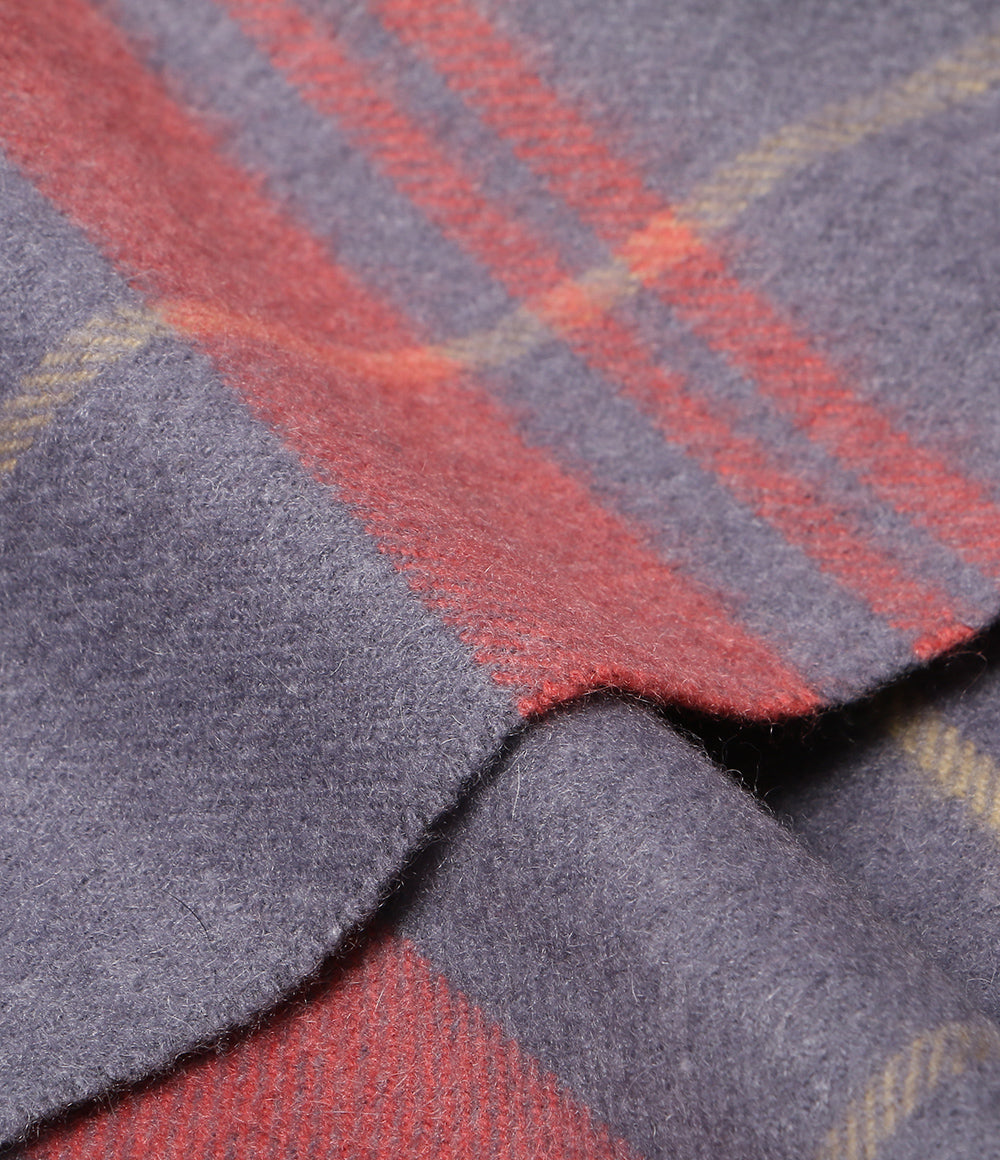 Johnson Woolen Mills×Ron Herman ロンハーマン カシミヤストール 大判 チェック レディース ジョンソンウーレンミルズ