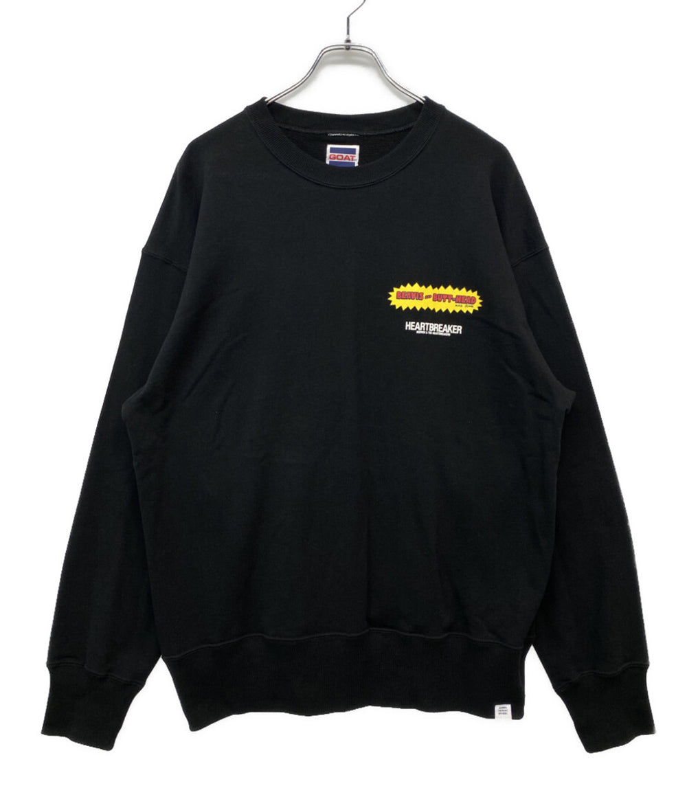 BEDWIN & THE HEARTBREAKERS スウェット GOAT BEAVIS AND BUTT-HEAD BLK メンズ SIZE - ベドウィンアンドザハートブレイカーズ