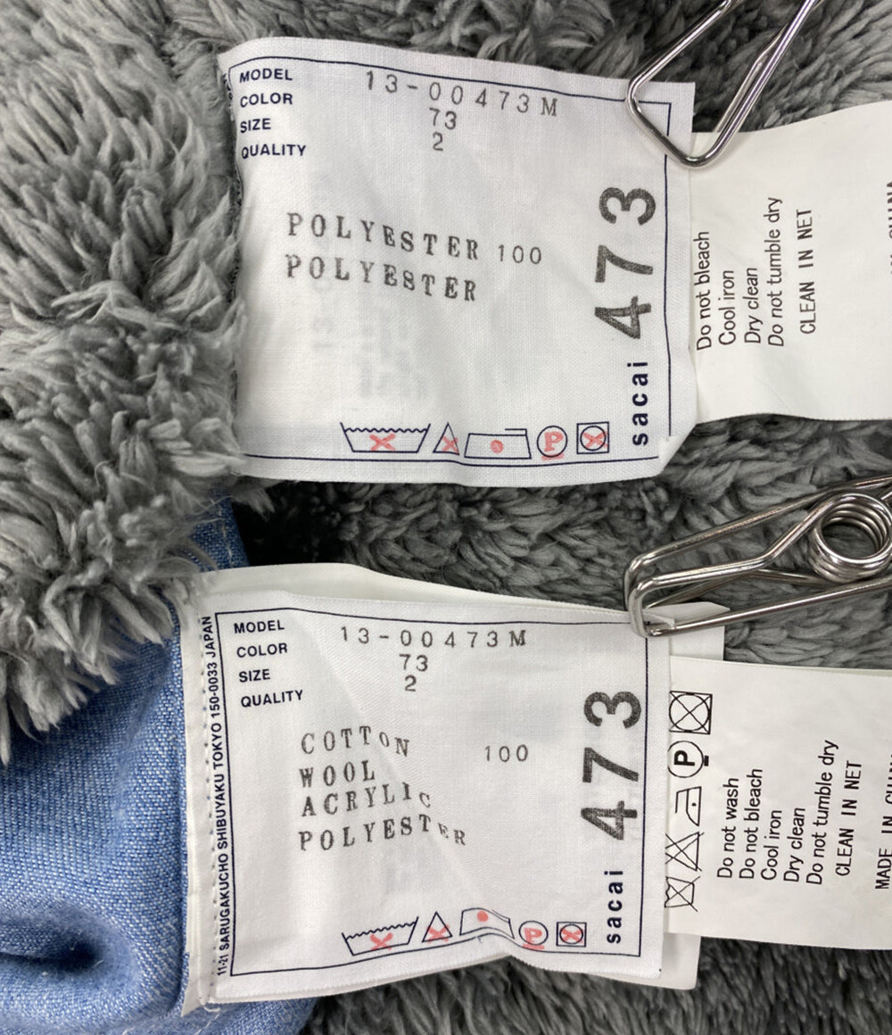 sacai デニムPコート 13-00473M 13AW メンズ SIZE 2 サカイ