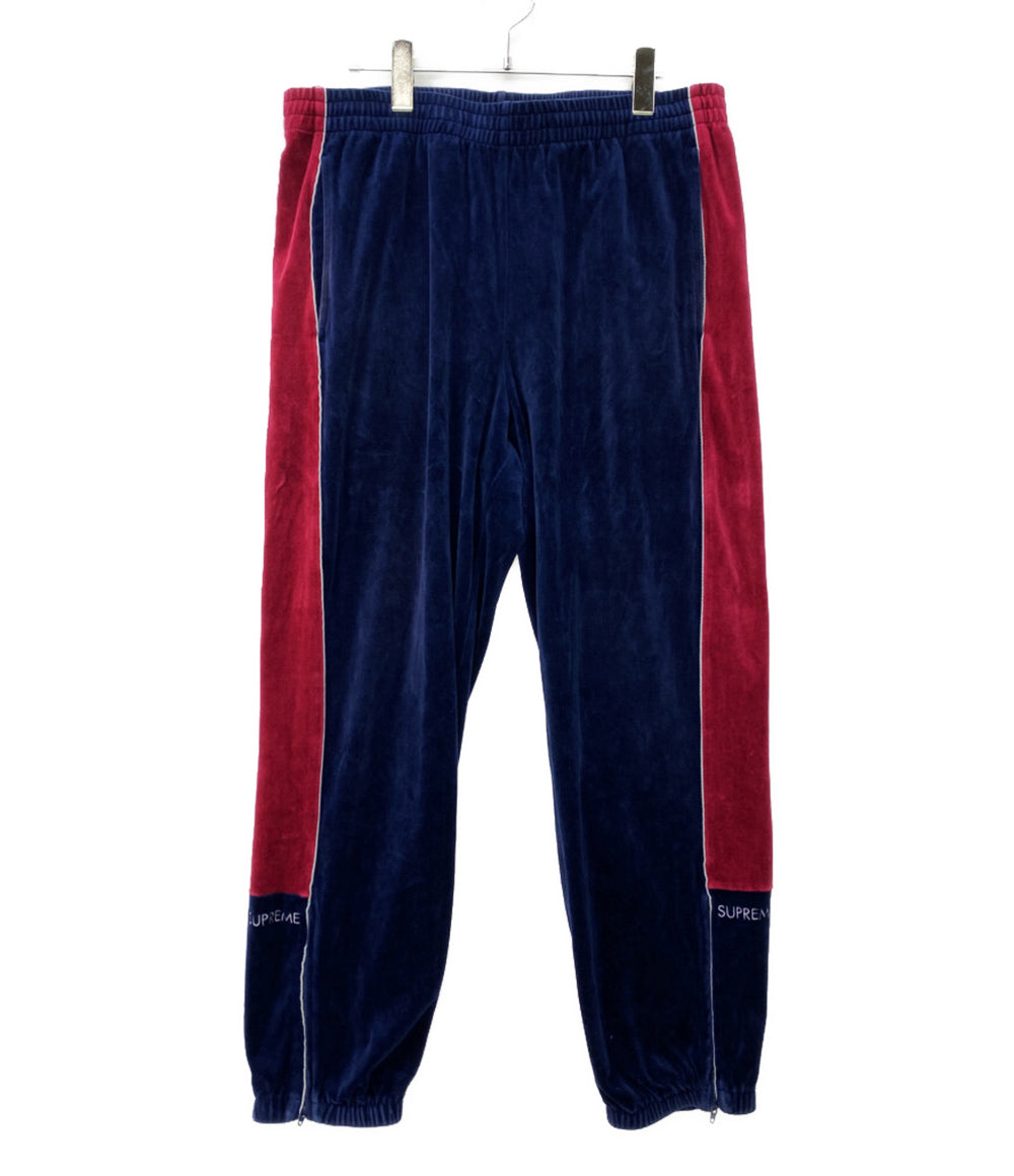 Supreme トラックパンツ ベロア 18AW メンズ SIZE L シュプリーム