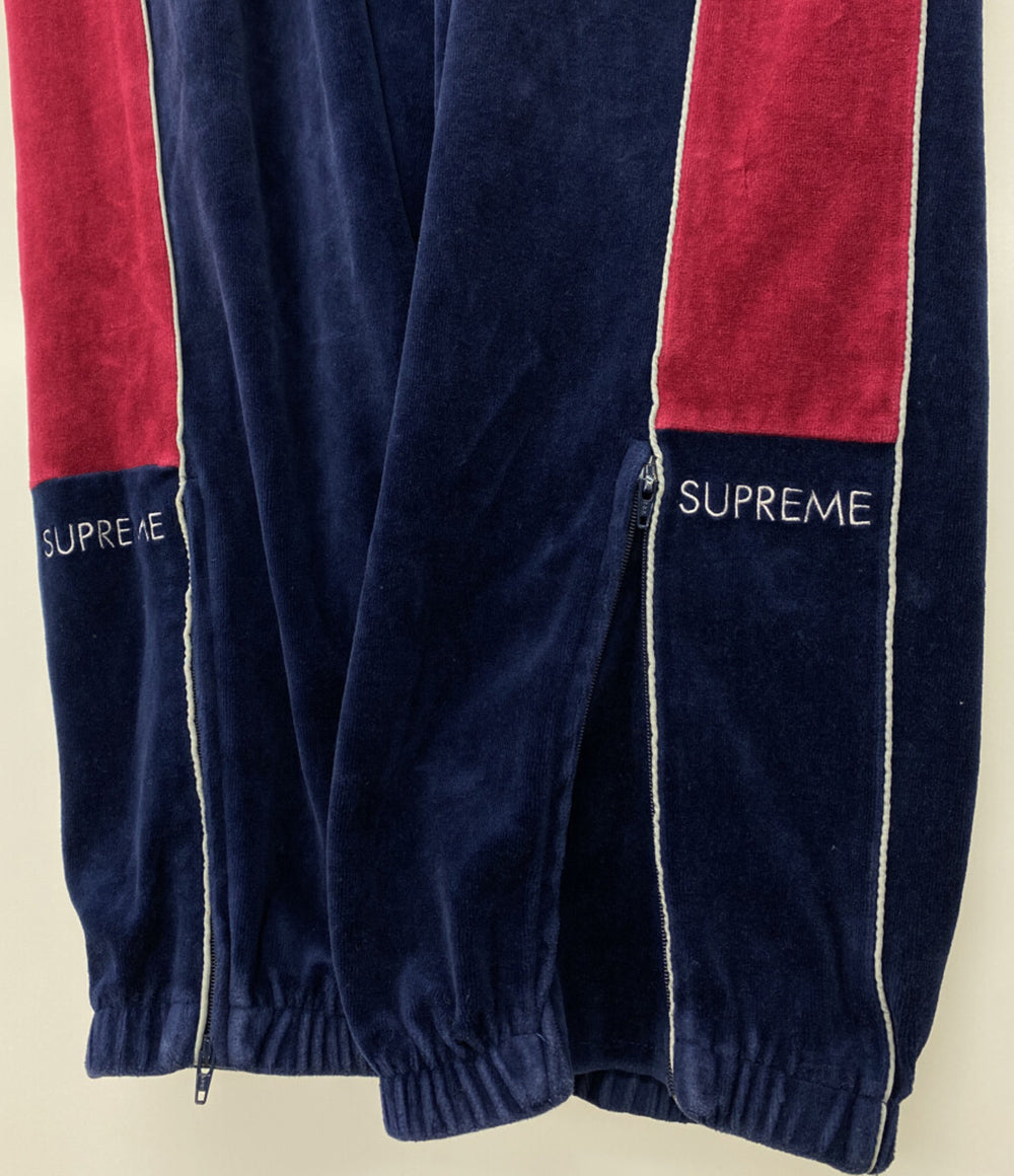 Supreme トラックパンツ ベロア 18AW メンズ SIZE L シュプリーム