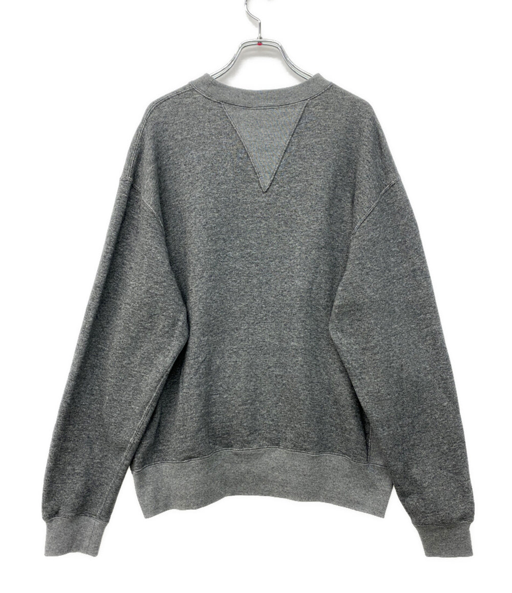 HYKE スウェット SWEAT SHIRT CHARCOAL レディース SIZE XL ハイク
