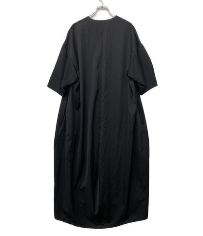 08 sircus 半袖ワンピース レーヨン S23AW-DR05 BLACK レディース SIZE 1 ゼロエイトサーカス