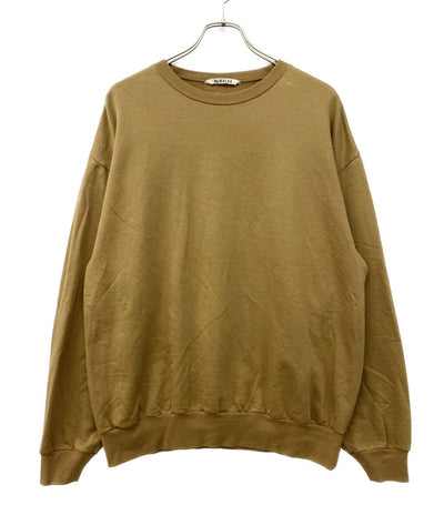 AURALEE スウェット ELASTIC HIGH GAUGE SWEAT PO BROWN メンズ SIZE 3 オーラリー