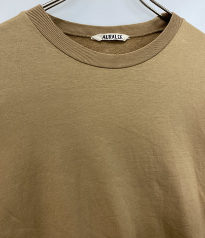 AURALEE スウェット ELASTIC HIGH GAUGE SWEAT PO BROWN メンズ SIZE 3 オーラリー