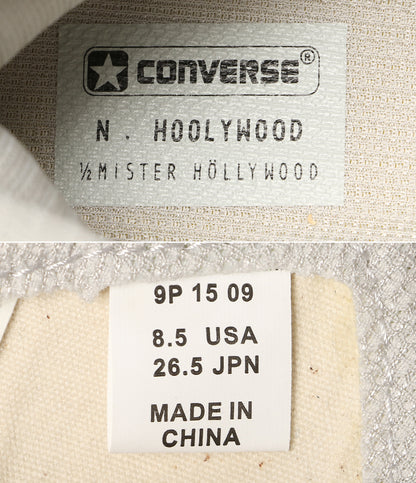 美品 CONVERSE × N.HOOLYWOOD エヌハリウッド スニーカー WEAPON HI NH WHITE メンズ SIZE 26.5cm コンバース