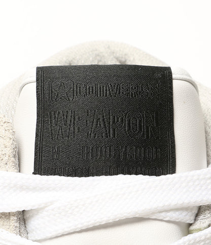美品 CONVERSE × N.HOOLYWOOD エヌハリウッド スニーカー WEAPON HI NH WHITE メンズ SIZE 26.5cm コンバース