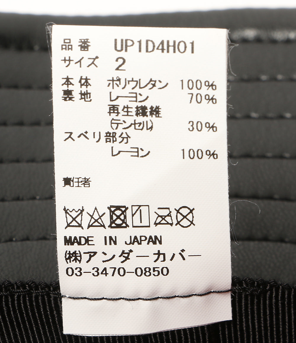 UNDERCOVER フェイクレザーバケットハット 24SS UP1D4H01 メンズ SIZE 2 アンダーカバー