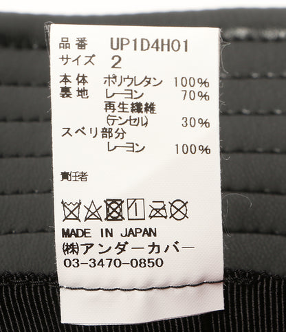 UNDERCOVER フェイクレザーバケットハット 24SS UP1D4H01 メンズ SIZE 2 アンダーカバー
