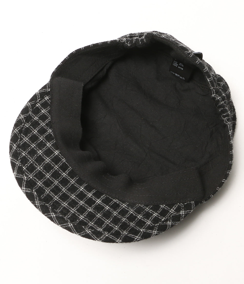 UNDERCOVER ウールナイロンチェックワークキャップ 26AW UC2F4H03-1 メンズ SIZE 3 アンダーカバー