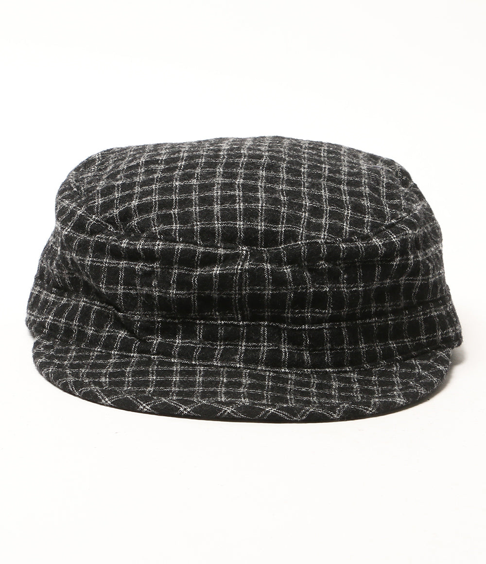 UNDERCOVER ウールナイロンチェックワークキャップ 26AW UC2F4H03-1 メンズ SIZE 3 アンダーカバー