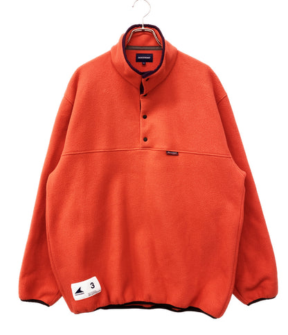 DESCENDANT フリースジャケット HUMMING FLEECE PULLOVER ORANGE メンズ SIZE 3 ディセンダント