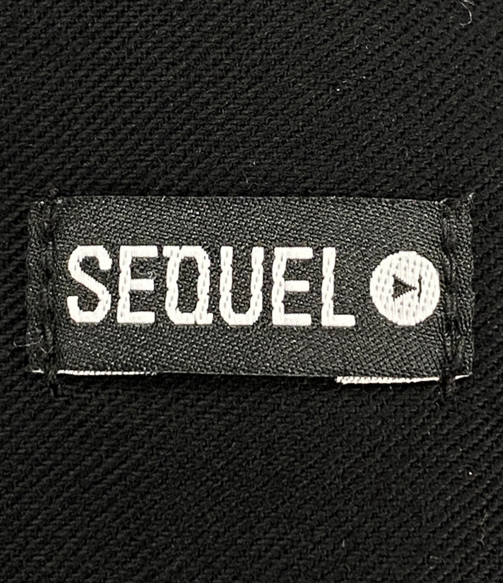 SEQUEL シークエル パンツ TYPE-F ブラック 水玉 メンズ SIZE M