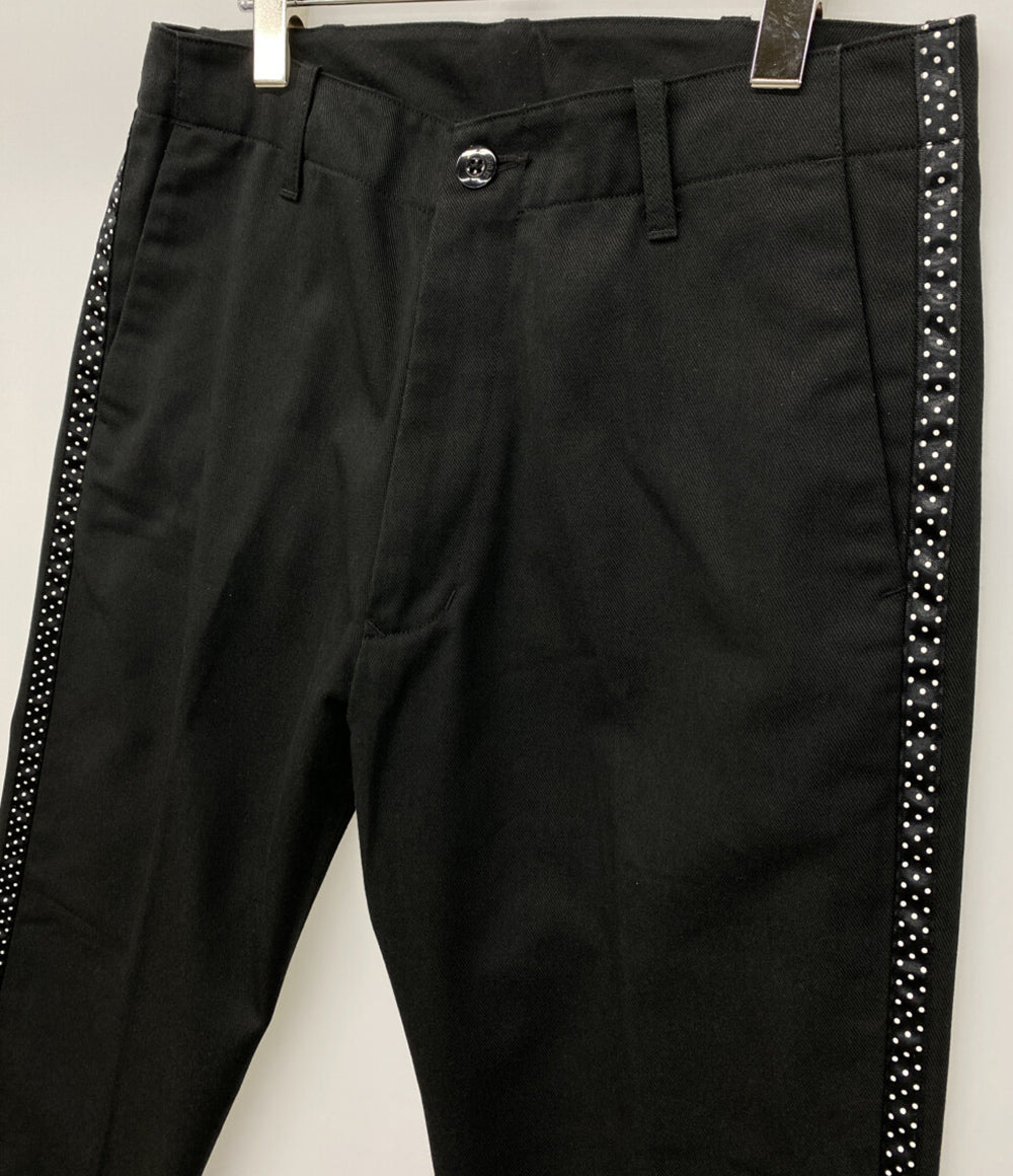 SEQUEL シークエル パンツ TYPE-F ブラック 水玉 メンズ SIZE M