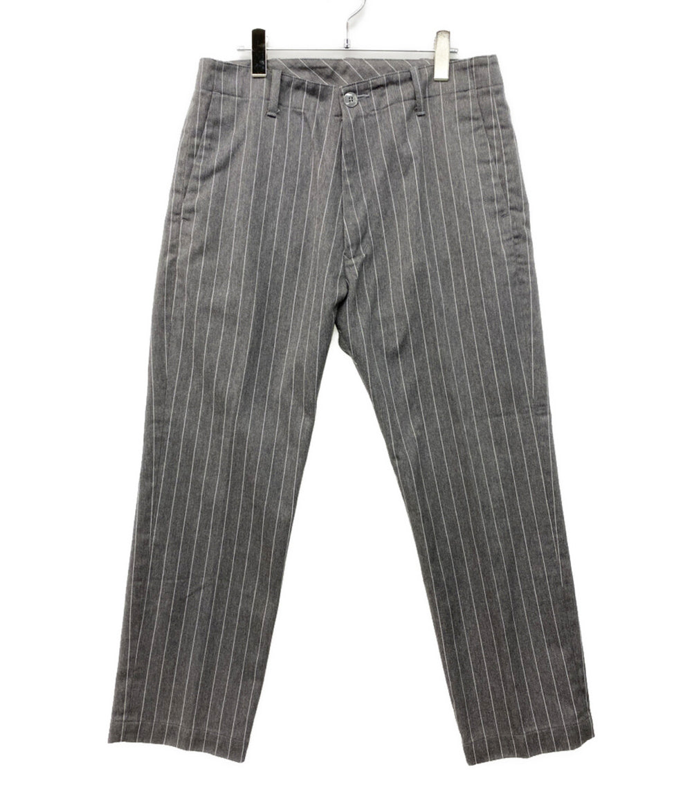 SEQUEL シークエル パンツ TYPE-F グレー ストライプ メンズ SIZE M