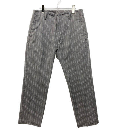 SEQUEL シークエル パンツ TYPE-F グレー ストライプ メンズ SIZE M