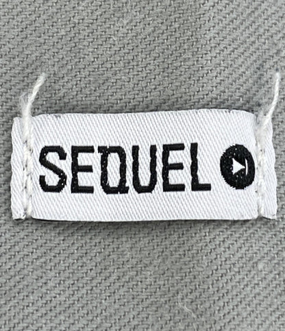 SEQUEL シークエル パンツ TYPE-F グレー ストライプ メンズ SIZE M