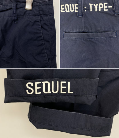SEQUEL シークエル パンツ TYPE-F ネイビー メンズ SIZE M