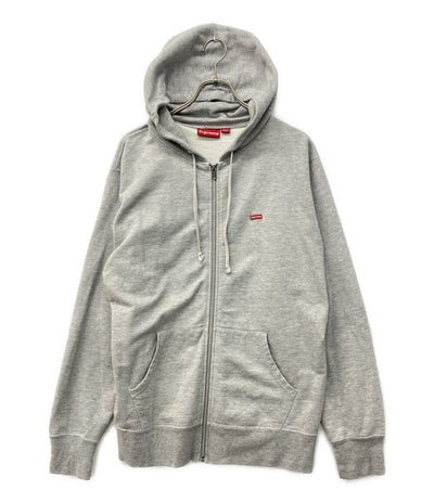 Supreme スウェットパーカー SMALL BOX ZIP UP HOODED GREY 25AW メンズ SIZE L シュプリーム