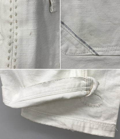 POLO RALPH LAUREN パンツ MARINE PANT ダメージ加工 WHITE シンチバック メンズ SIZE 34/32 ポロ・ラルフローレン