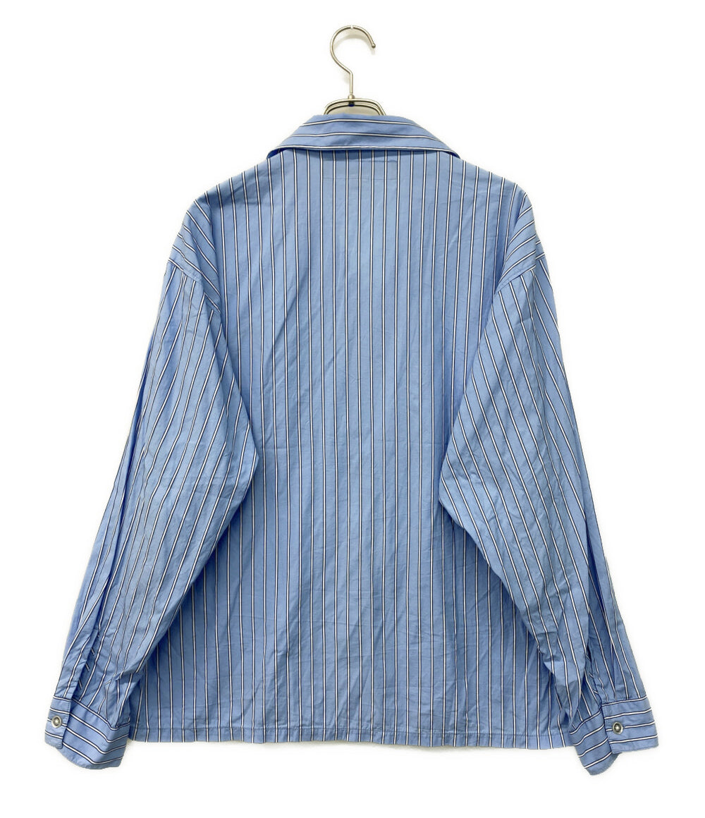 NEIGHBORHOOD 長袖シャツ STRIPE WORK SHIRT LS 242TSNH-SHM02 メンズ SIZE L ネイバーフッド