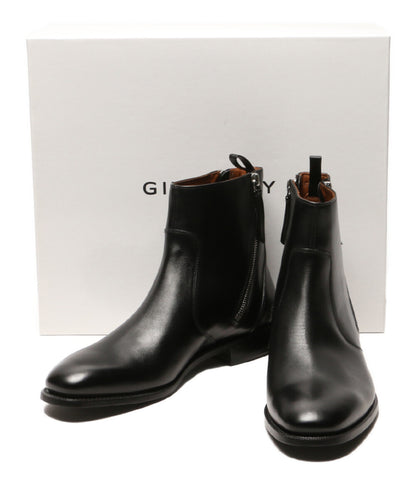 美品 GIVENCHY ブーツ BM08301 CALF ZIP ブラック レザー ショート メンズ SIZE 41 ジバンシィ